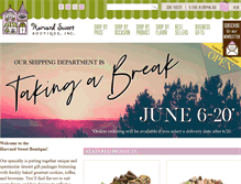 Tablet Screenshot of harvardsweetboutique.com
